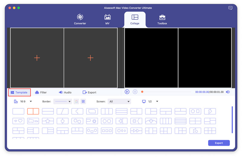 Choose Split Layout