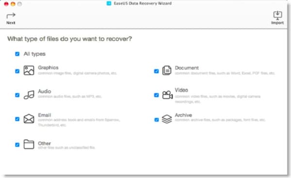 EaseUS Data Recovery for Mac