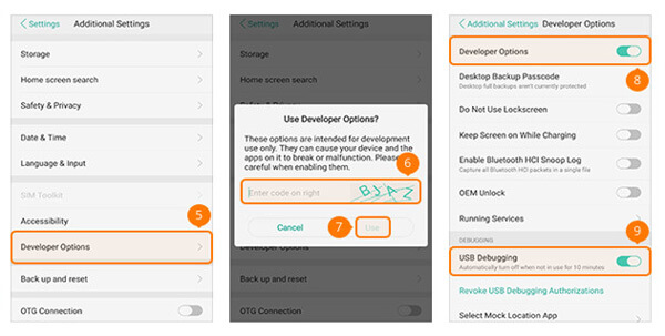 Enable USB Debug Mode on OPPO Phon