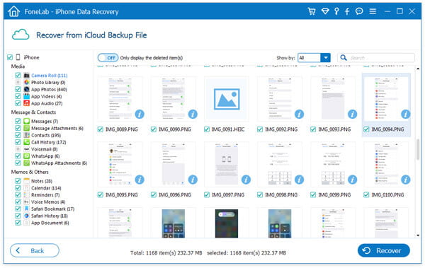 Recover App Data from iCloud Backup