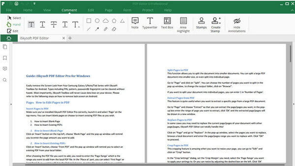 iSkysoft PDF Editor