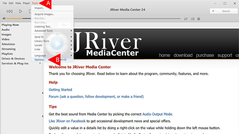 JRiver Media Center