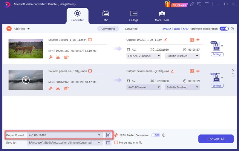 Output Settings