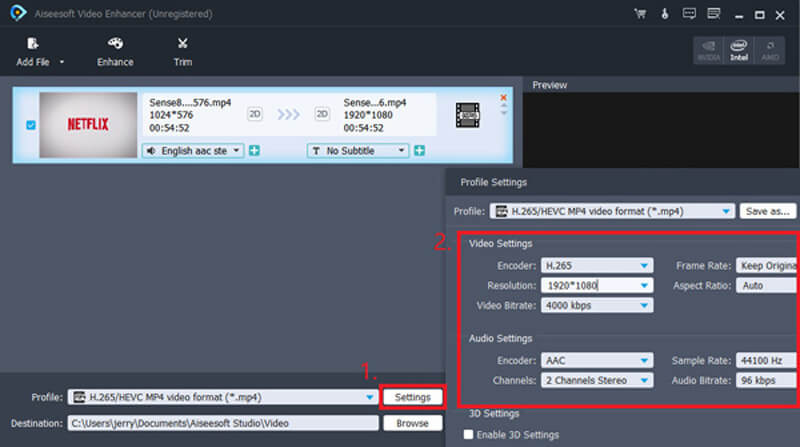 Profile Settings