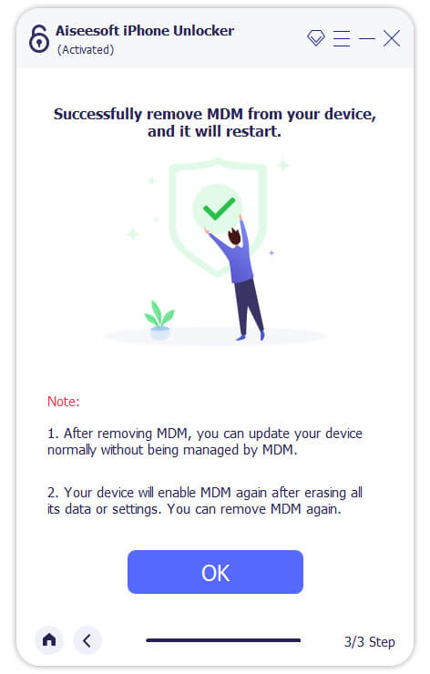 Remove MDM Success