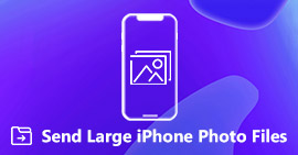 Send Large Photo Files from iPhone