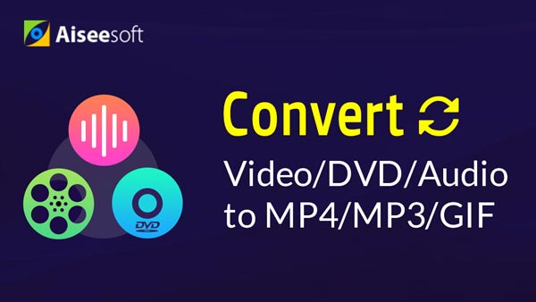 Convert Video/DVD/Audio to MP4/MP3/GIF/Midi/Digital 