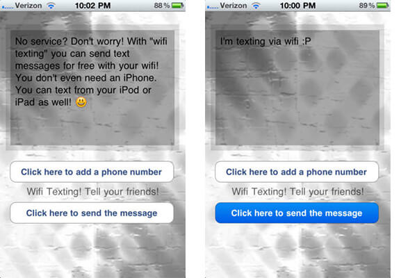 Wifi Texting App